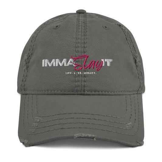 Distressed Dad Hat - Thriving In Melanin