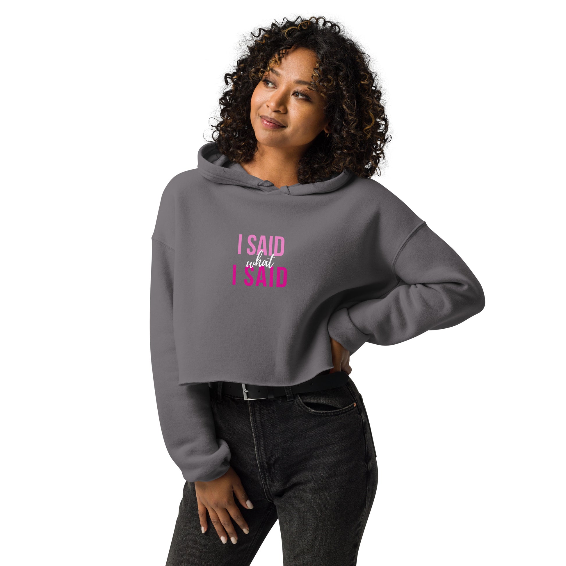 Crop Hoodie - Thriving In Melanin